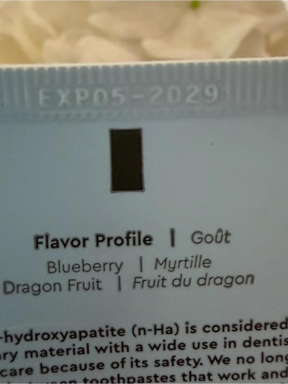 Boka Kids Toothpaste - Blueberry Dragon Fruit toothpaste 4 oz nano-hydroxy